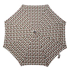 Cute Deer Pattern White Hook Handle Umbrellas (large) by snowwhitegirl