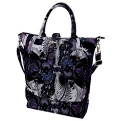 Twin Migraines Buckle Top Tote Bag by MRNStudios