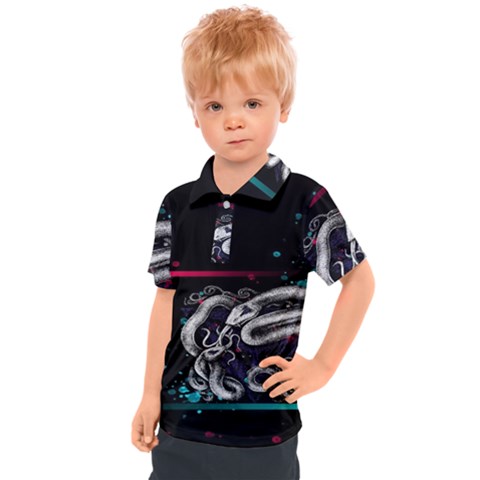 Snakeart Kids  Polo Tee by Sparkle