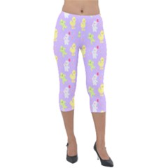 My Adventure Pastel Lightweight Velour Capri Leggings  by thePastelAbomination