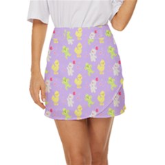 My Adventure Pastel Mini Front Wrap Skirt by thePastelAbomination