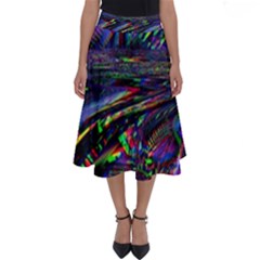Unadjusted Tv Screen Perfect Length Midi Skirt by MRNStudios