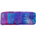 Blue on violet feathers Full Print Rope Handle Tote (Large) View3