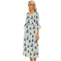Coniferous Forest Midsummer Wrap Dress View2