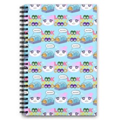 Look Cat 5 5  X 8 5  Notebook by Sparkle