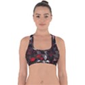 Gothic Peppermint Cross Back Hipster Bikini Top  View1