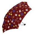 Santa Red Mini Folding Umbrellas View2