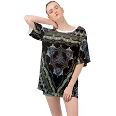 Folksy Trinity Oversized Chiffon Top by MRNStudios