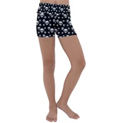 Skullmusician Kids  Lightweight Velour Yoga Shorts by Sparkle