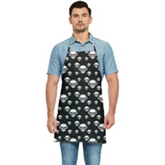 Skullmusician Kitchen Apron by Sparkle