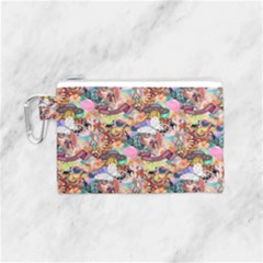 Retro Color Canvas Cosmetic Bag (small) by Sparkle