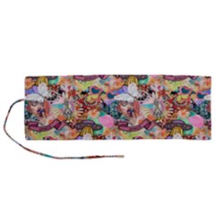 Retro Color Roll Up Canvas Pencil Holder (m) by Sparkle