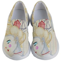 Clown Maiden Kids Lightweight Slip Ons by Limerence