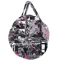 Cavities Giant Round Zipper Tote by MRNStudios
