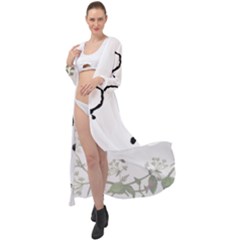Chirality Maxi Chiffon Beach Wrap by Limerence