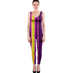 Warped Stripy Dots One Piece Catsuit by essentialimage365