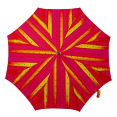 Warped Stripy Dots Hook Handle Umbrellas (medium) by essentialimage365