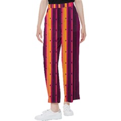 Warped Stripy Dots Women s Pants  by essentialimage365