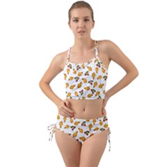 Oak Leaves And Acorns Mini Tank Bikini Set by SychEva