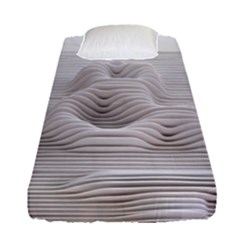 Illusion Waves Fitted Sheet (single Size) by Sparkle