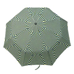 Illusion Waves Pattern Folding Umbrellas by Sparkle