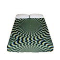 Illusion Waves Pattern Fitted Sheet (Full/ Double Size) View1