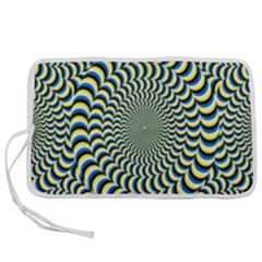 Illusion Waves Pattern Pen Storage Case (m) by Sparkle