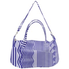 Illusion Waves Pattern Removal Strap Handbag by Sparkle