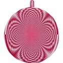 Illusion Floral Pattern Round Trivet View1