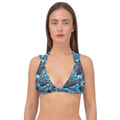 Strange Glow Double Strap Halter Bikini Top by MRNStudios
