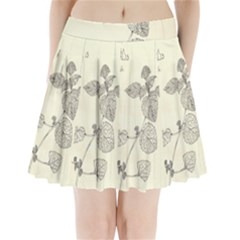 Lemon Balm Pleated Mini Skirt by Limerence