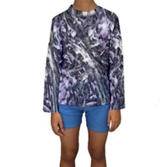 Reticulated Nova Kids  Long Sleeve Swimwear by MRNStudios