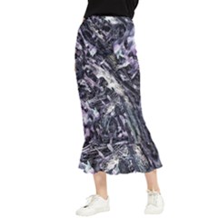 Reticulated Nova Maxi Fishtail Chiffon Skirt by MRNStudios