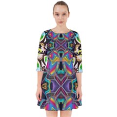 375 Chroma Digital Art Custom Kal00012 Smock Dress by Drippycreamart