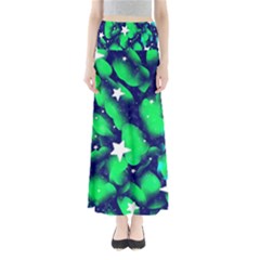 Space Odyssey  Full Length Maxi Skirt by notyouraveragemonet