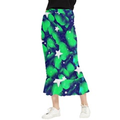 Space Odyssey  Maxi Fishtail Chiffon Skirt by notyouraveragemonet