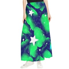 Space Odyssey  Maxi Chiffon Skirt by notyouraveragemonet