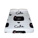 Cute Cameras Doodles Hand Drawn Fitted Sheet (Full/ Double Size) View1