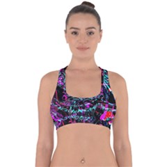 Reptilian Scream Cross Back Hipster Bikini Top  by MRNStudios