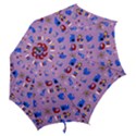 Pink 50s Pattern Hook Handle Umbrellas (Medium) View2