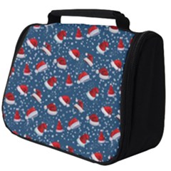 Blue Christmas Hats Full Print Travel Pouch (big) by SychEva