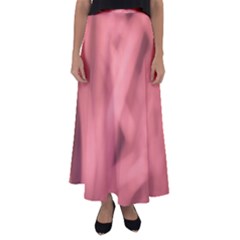 Red Flames Abstract No2 Flared Maxi Skirt by DimitriosArt