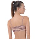 Pink  Waves Abstract Series No5 Knot Up Bikini Top View2