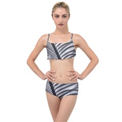 Cycas Leaf The Shadows Layered Top Bikini Set by DimitriosArt