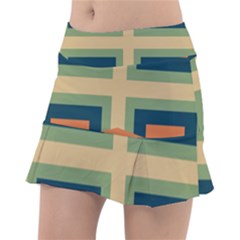 Abstract Pattern Geometric Backgrounds   Classic Tennis Skirt by Eskimos