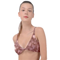 Light Reflections Abstract No6 Rose Knot Up Bikini Top by DimitriosArt