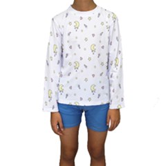 Magic Pattern  Kids  Long Sleeve Swimwear by Littlebird