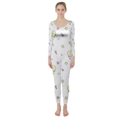 Magic Pattern  Long Sleeve Catsuit by Littlebird
