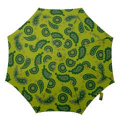 Floral Pattern Paisley Style Paisley Print  Doodle Background Hook Handle Umbrellas (medium) by Eskimos