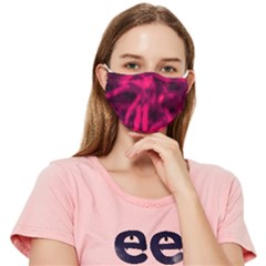 Purple Abstract Stars Fitted Cloth Face Mask (adult) by DimitriosArt